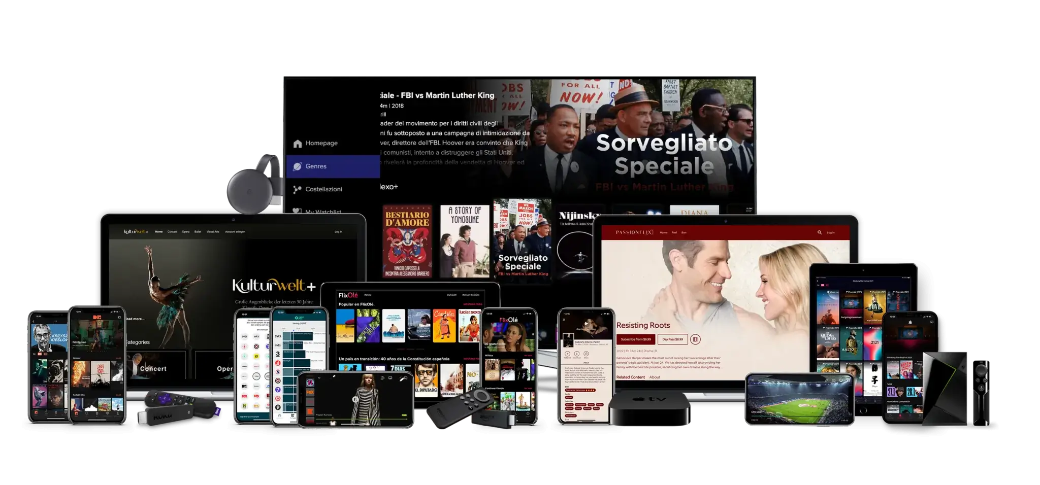 IPTV Interface on Devices