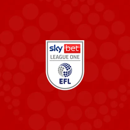Official poster for the Sky Bet League One (EFL) live match.