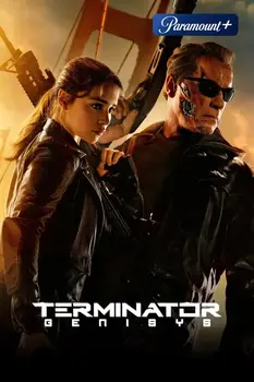 Cover art for the action film Terminator Genisys.