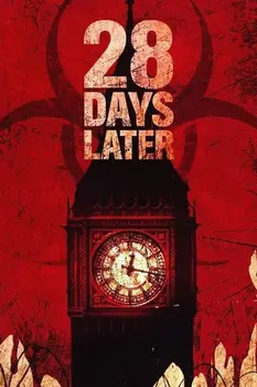 Promotional poster for the film 28 Days Later.